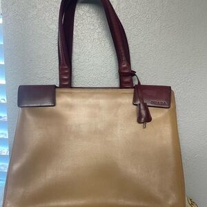 Prada Tan and Brown Women's Bag